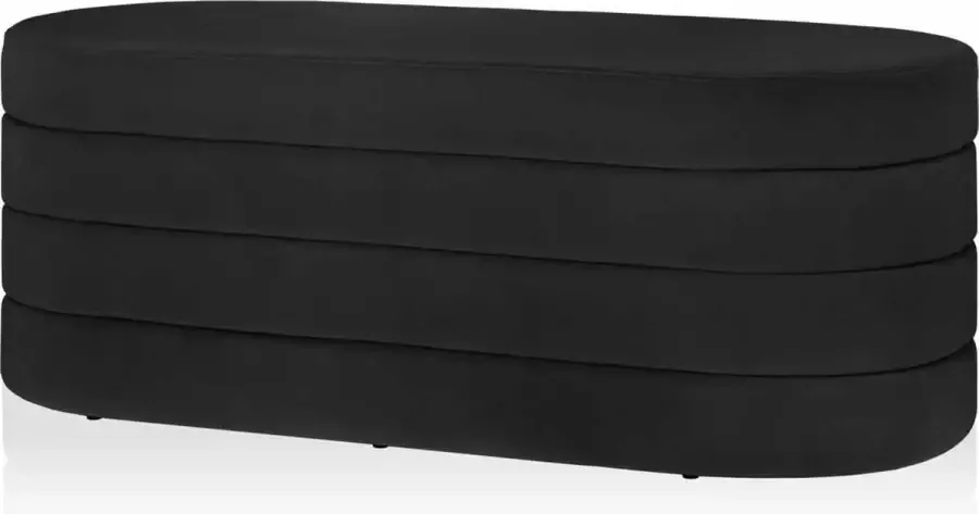 Riverdale Poef Beau Zwart 110cm > Nu slechts €249