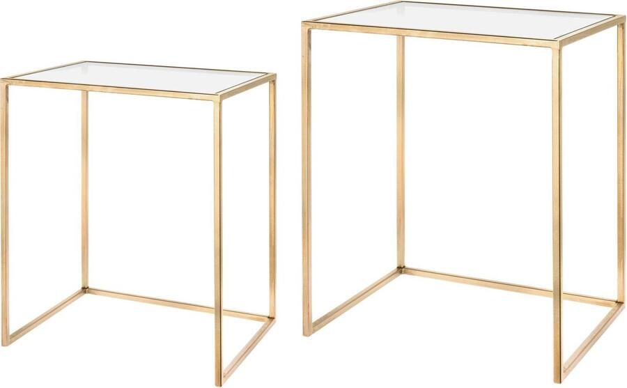 Riverdale Bijzettafel Amaro goud set