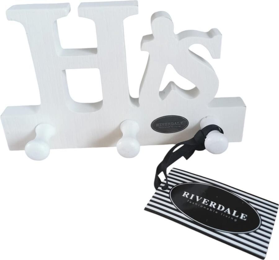 Riverdale kapstok Hout His Wit Landelijk