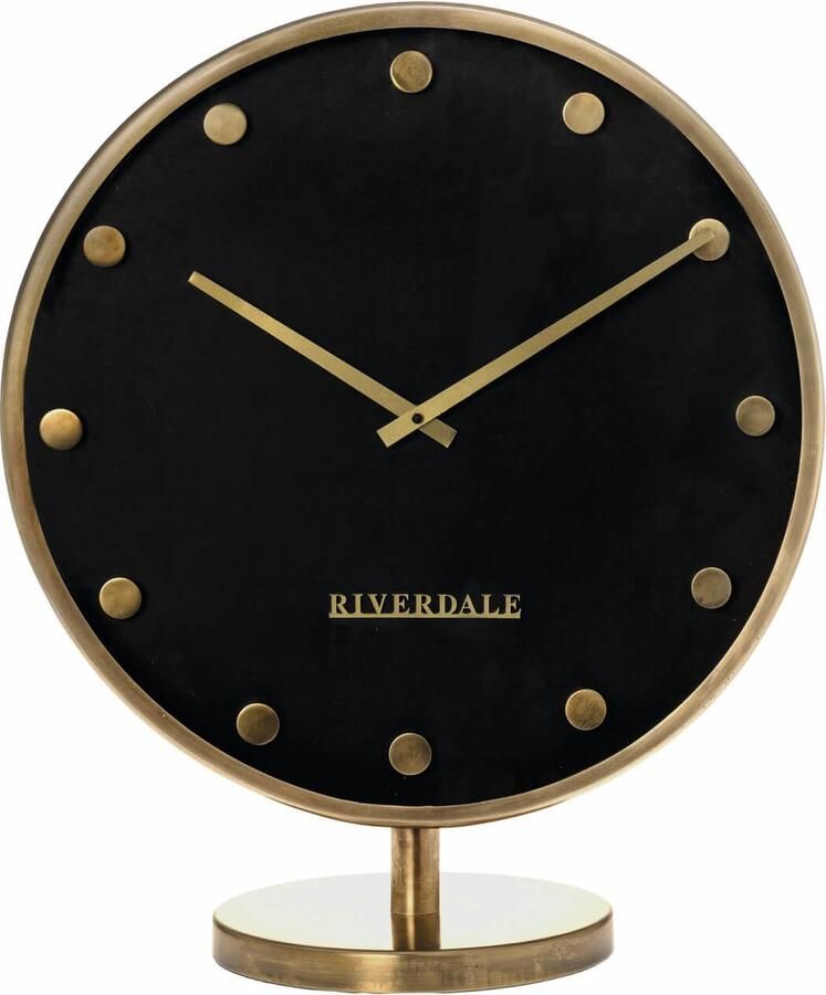 Riverdale Tafelklok Fre goud 40cm