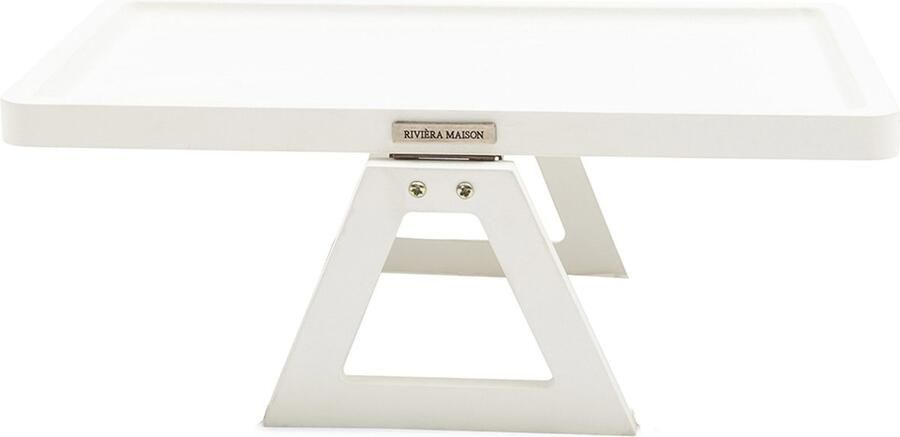 Riviera Maison Armleuning dienblad Bankdienblad Rechthoek Monogram Plateau De Fauteuil beige