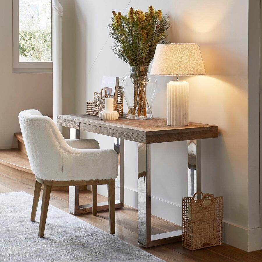 Riviera Maison Bureau Washington Iepenhout