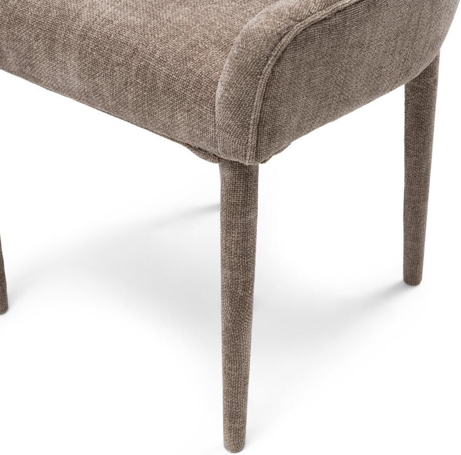 Riviera Maison Corvara DAC Warm Mushroom Polyester Rubberhout Warm Mushroom 86.0x58.0x60.0 cm - Foto 2