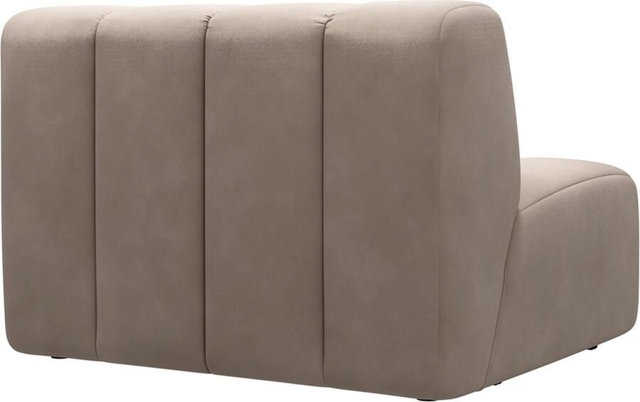 Riviera Maison Dazzle Center Light Taupe Polyester Beukenhout Lichttaupe 106.0x105.0x73.0 cm