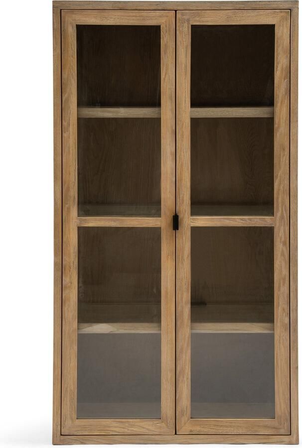 Riviera Maison Del Rey Glass Cabinet Top Part Gerecycled Eikenhout Gehard Glas 89.0x51.0x154.0 cm - Foto 2