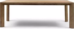 Riviera Maison Eettafel rechthoekig groot Monza Dining Table 220x100 Gerecycled Eikenhout Bruin