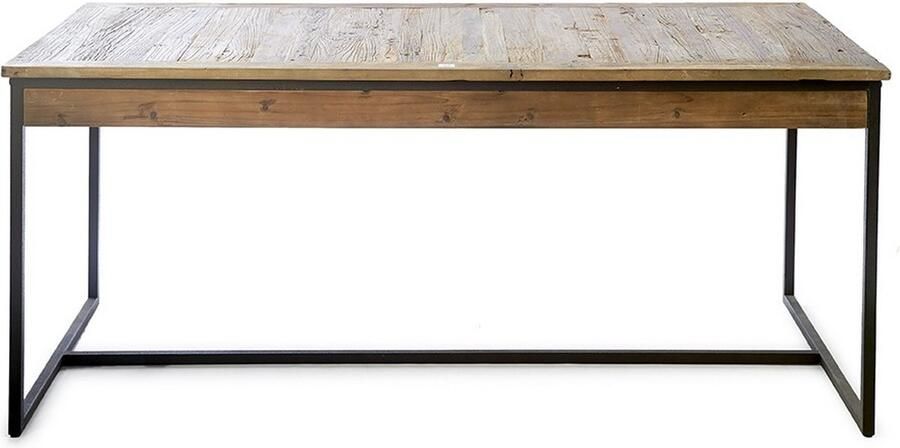 Riviera Maison Eettafel Shelter Island Dining Table 180x90 cm Zwart - Foto 3