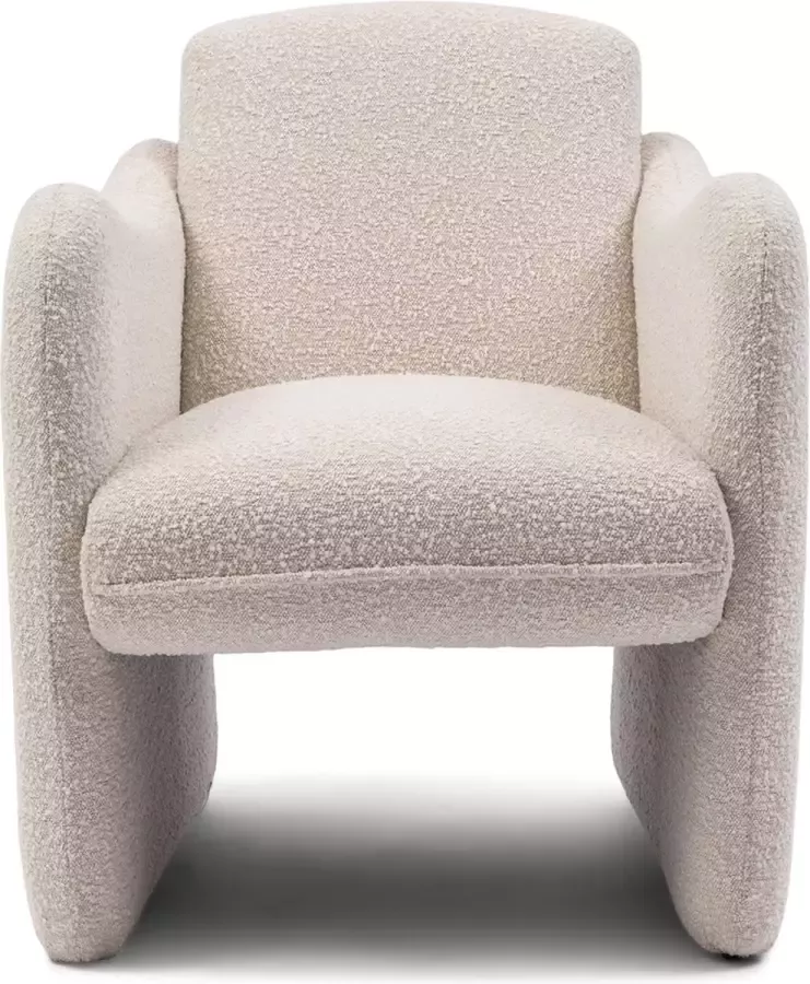 Rivièra Maison Riviera Maison Fauteuils James Lounge Armchair bouclé Wit