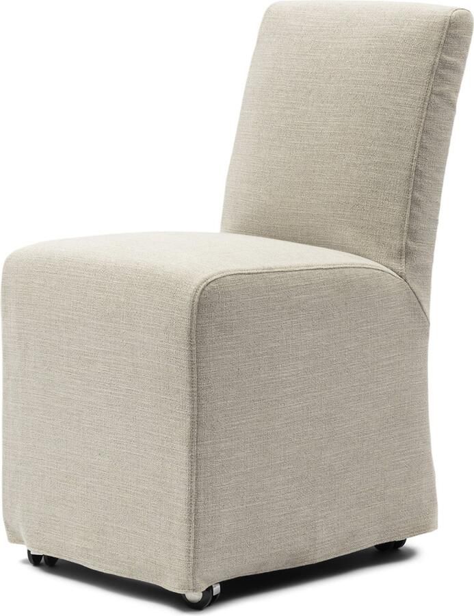 Riviera Maison Firenze DC Loose C w Wheels FabFlax Katoen Viscose Linnen Rubberhout Fabulous Flax - Foto 2