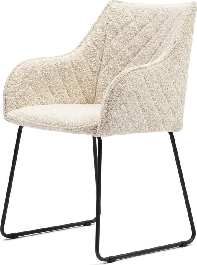 Riviera Maison Frisco Drive DAC Bou Whisand Polyester Acrylic Iron Wit zand 68.0x58.0x53.0 cm - Foto 2