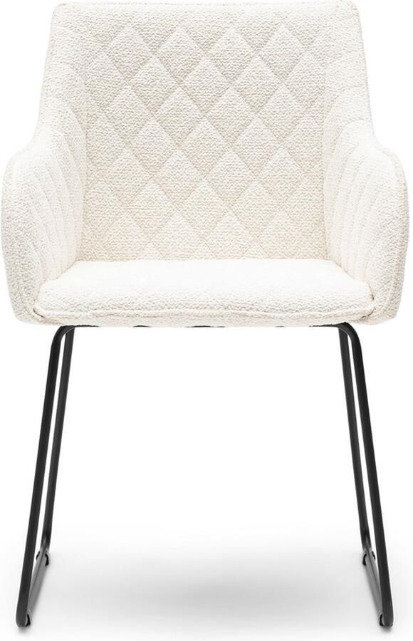 Riviera Maison Frisco Drive DAC SimWhite Polyester IJzer Simply White 57.0x57.0x61.0 cm