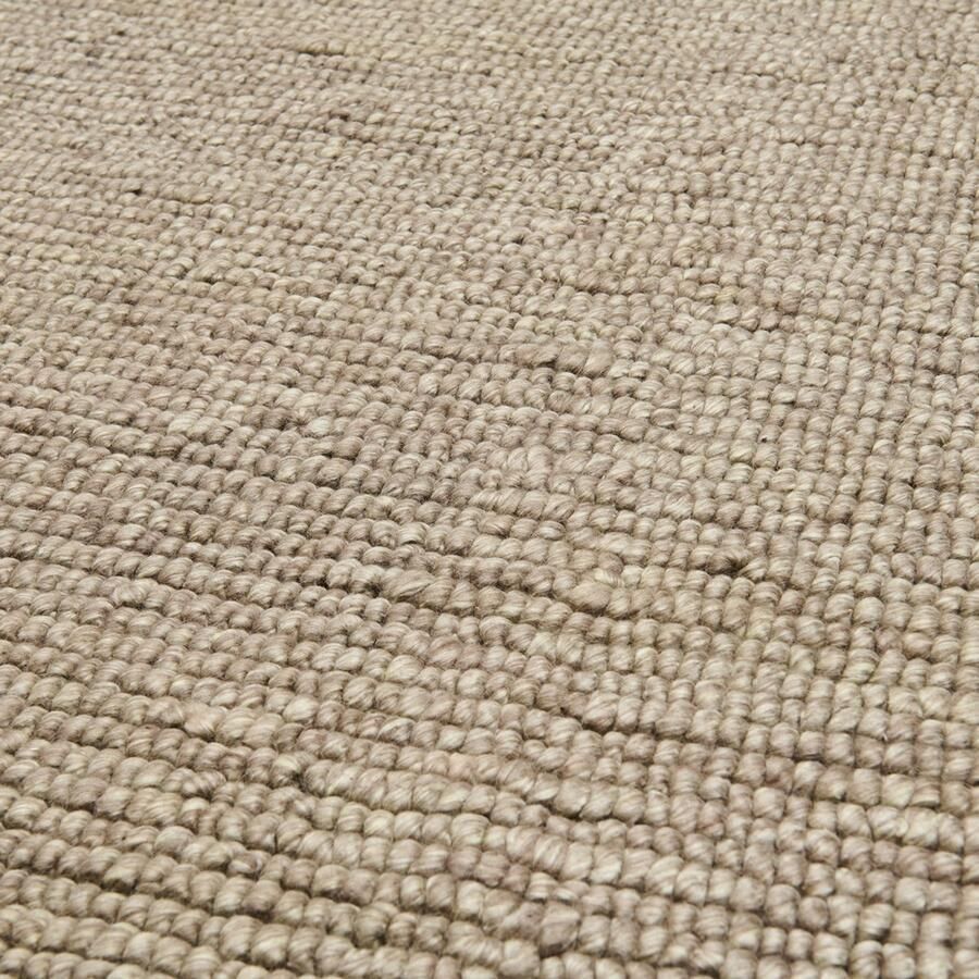 Riviera Maison Giovanni Rug 400x300 cm coffee Wol Katoen