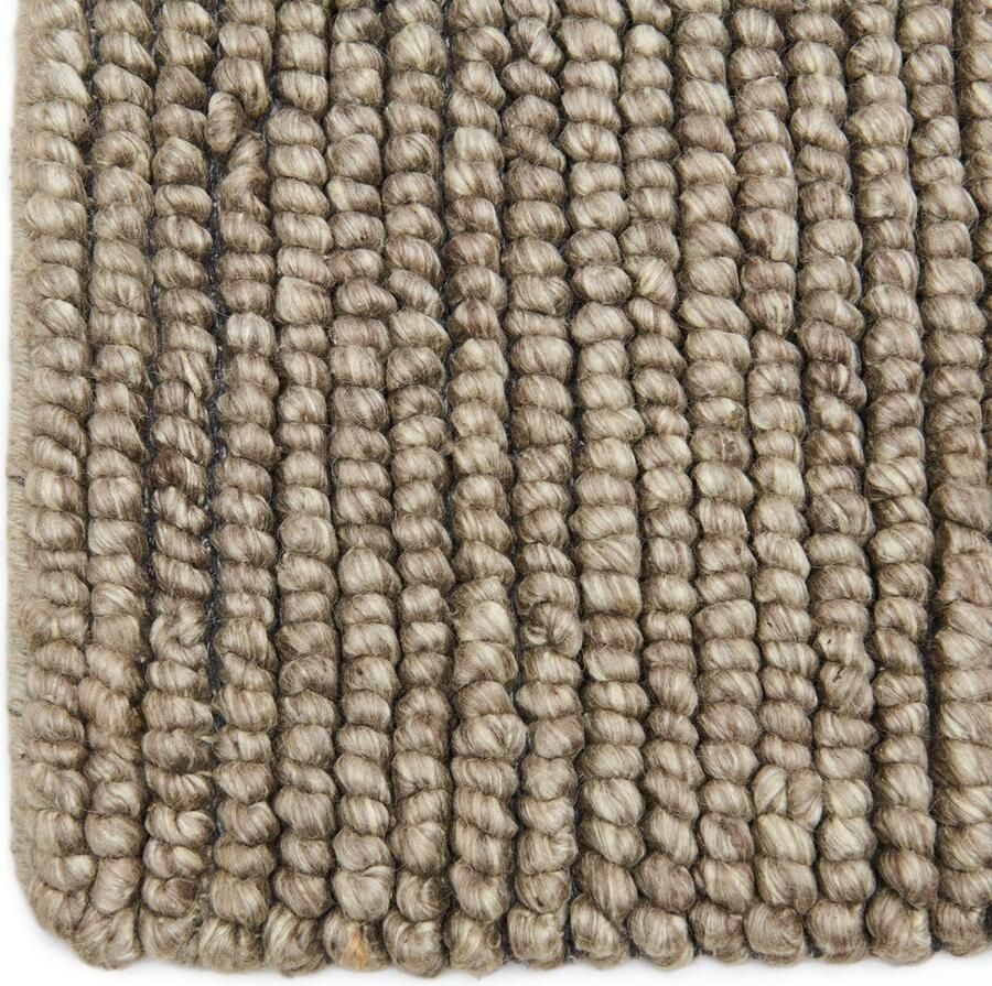 Riviera Maison Giovanni Rug 300x200 cm coffee Wol Katoen