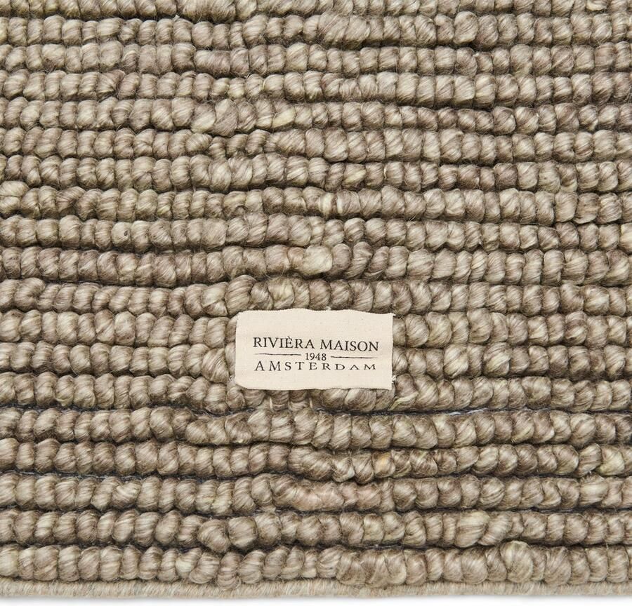 Riviera Maison Giovanni Rug 300x200 cm coffee Wol Katoen - Foto 2