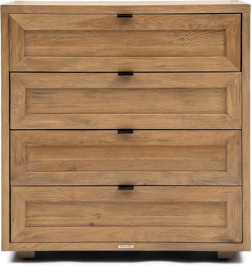 Riviera Maison Kast Bruin Ladekast Dressoir 4 lades Del Rey Chest Of Drawers Hout (LxBxH) 42.0x80x85.0