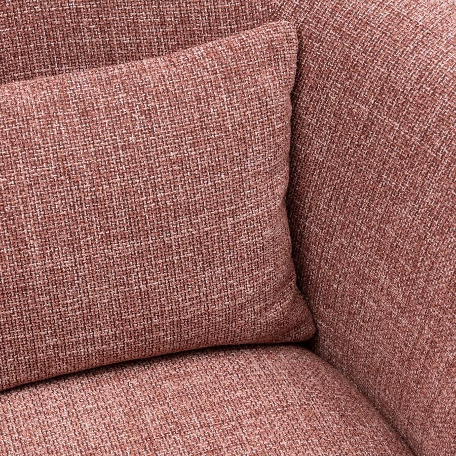 Riviera Maison Leonardo Swivel AC Coral Pink Polyester Rubberwood Iron Coral Pink 102.0x98.0x73.0 cm - Foto 2