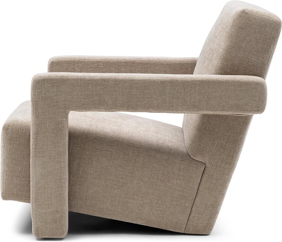 Riviera Maison Messina Armchair Soft Walnut Polyester Rubberhout Soft Walnut 73.0x93.0x75.0 cm - Foto 2