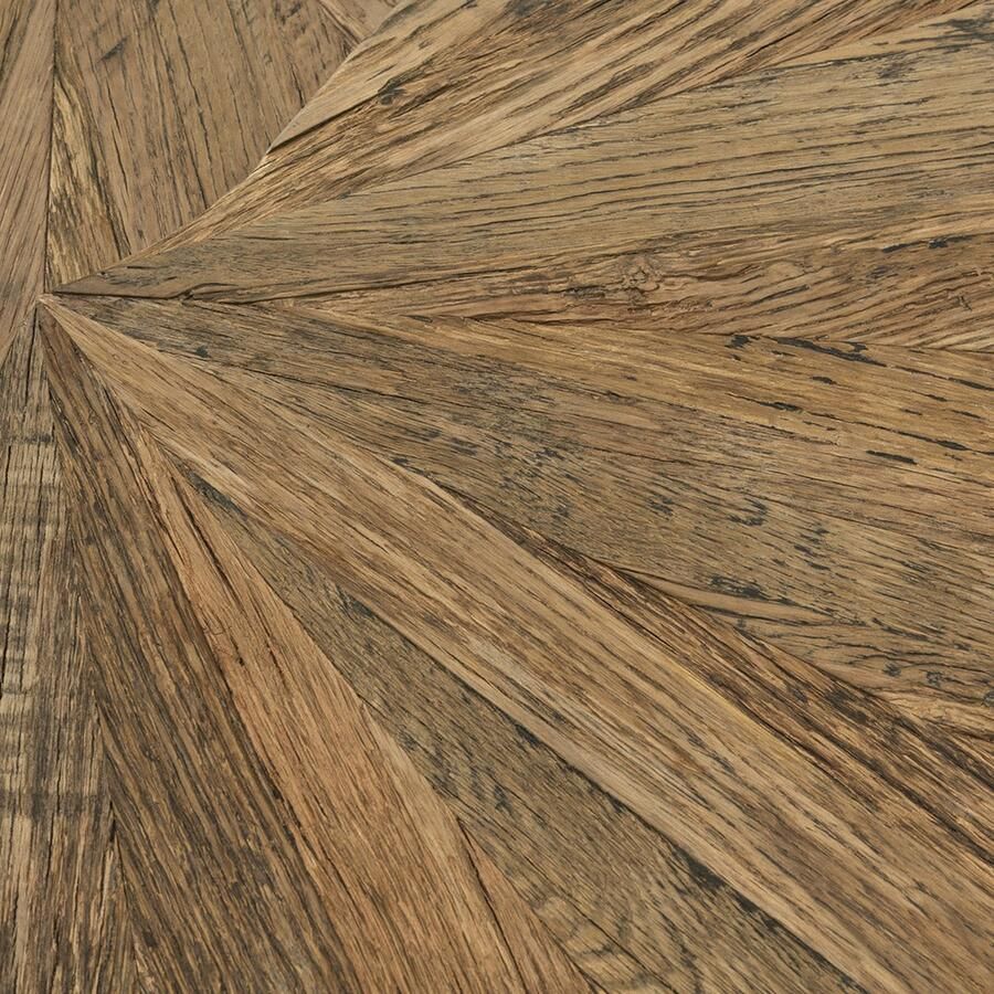 Riviera Maison Palm Springs Coffee Table S 3 Gerecycled Iepenhout IJzer 64.0x46.0x46.0 cm - Foto 3