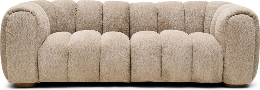 Riviera Maison Vicenza Lounge Sofa 3 5S SoftWalnut Polyester Dennehout Soft Walnut 218.0x246.0x158.0 cm - Foto 2