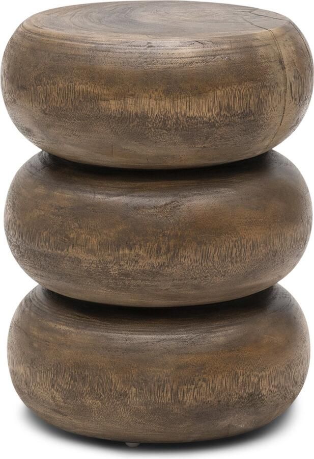 Riviera Maison Cala Carbo End Table Suar Wood 36.0x36.0x46.0 cm - Foto 3