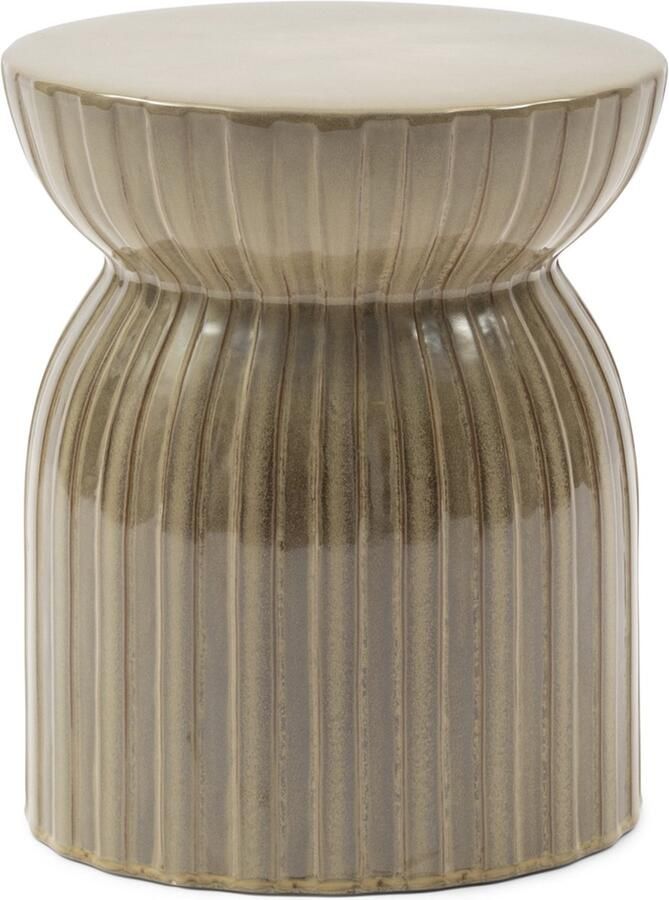 Rivièra Maison Stijlvolle Sintra Einde Tafel Urban Olive van K34 Keramiek 41 cm Hoogte - Foto 1