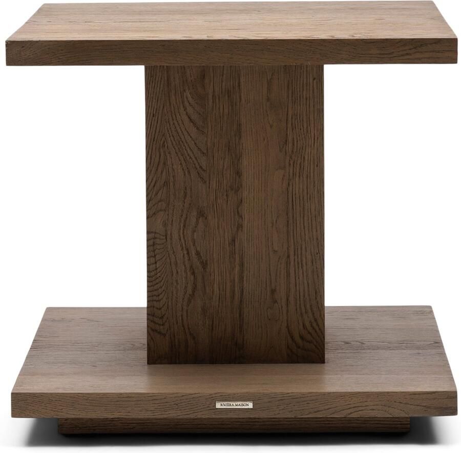Rivièra Maison Elegante Bijzettafel in Gerecycled Eikenhout 60x55x60 cm