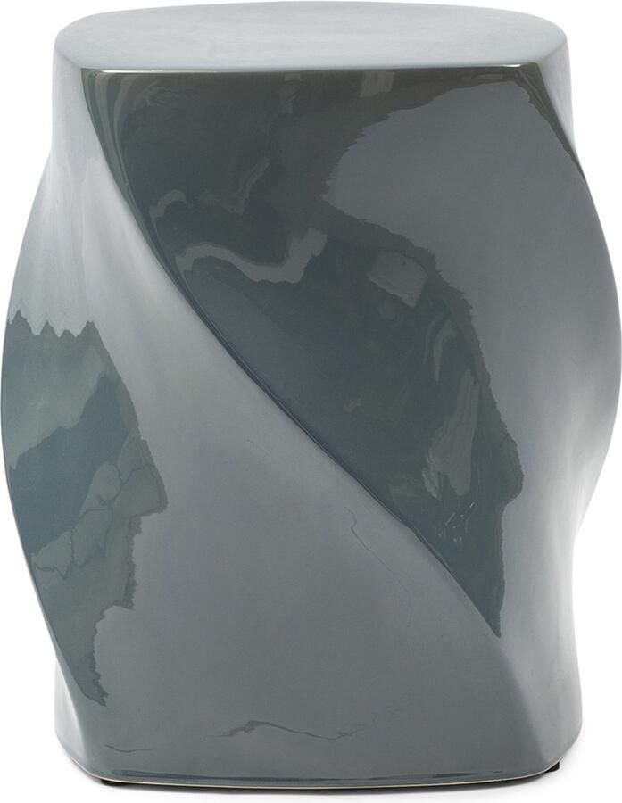 Rivièra Maison Elegante Tafel in Blauwgroene K34 Keramiek van 44.5 cm Hoogte