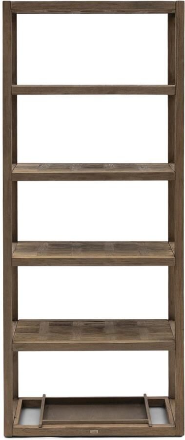Rivièra Maison Boekenkast natuurlijk eikenhout 80 cm breed 200 cm hoog
