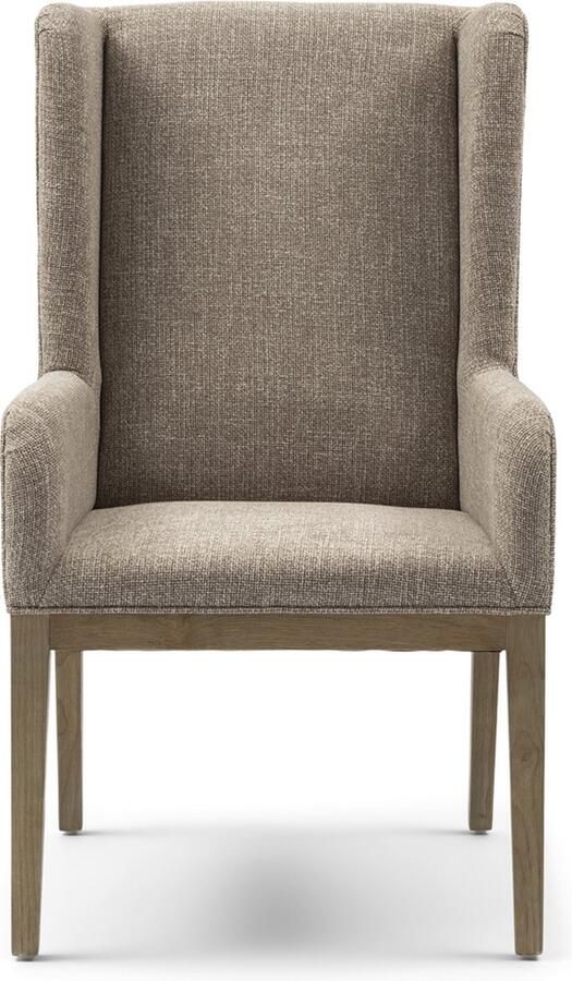Riviera Maison Rivièra Maison Eetkamerstoel Ascot Bright Taupe Chenille Jacquard