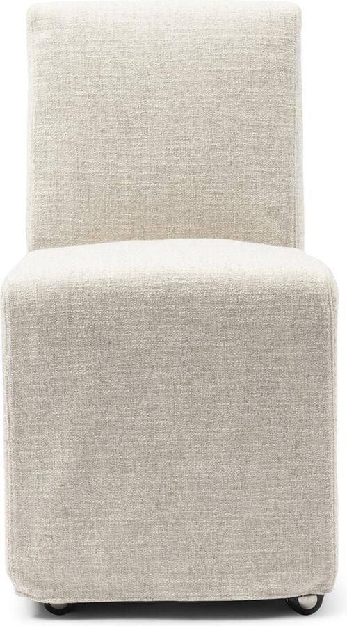 Riviera Maison Firenze DC Loose C w Wheels AnWhite Polyester Rubberhout Antiek Wit 76.0x50.0x103.0 cm - Foto 5
