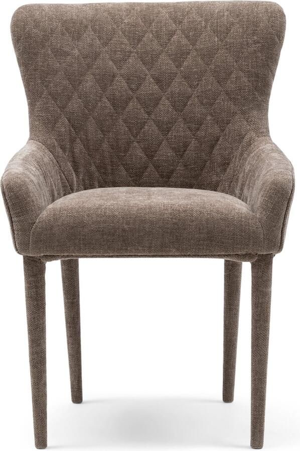 Riviera Maison Corvara DAC Warm Mushroom Polyester Rubberhout Warm Mushroom 86.0x58.0x60.0 cm