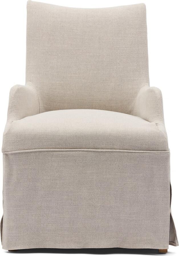 Rivièra Maison Monti eetkamerstoel in Fabulous Flax van katoen viscose en linnen 72x64x100 cm