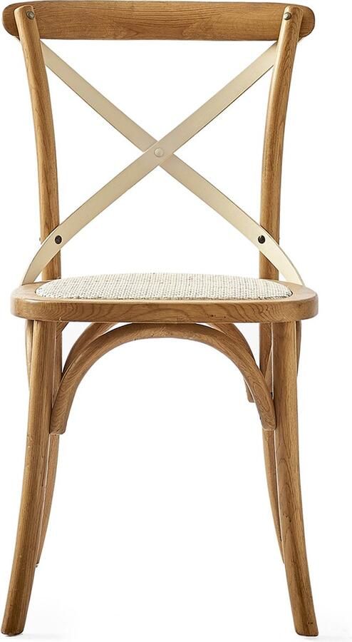 Riviera Maison Saint Etienne Dining Chair Eikenhout Rattanschil Bruin 49.0x52.0x88.0 cm