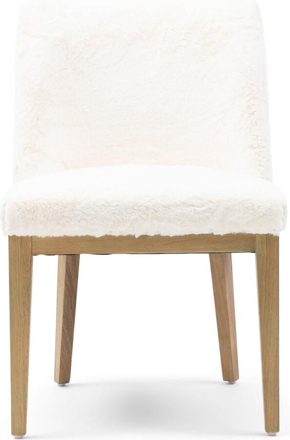 Riviera Maison Whistler DC Faux Fur Snow Polyester Rubberhout Snow