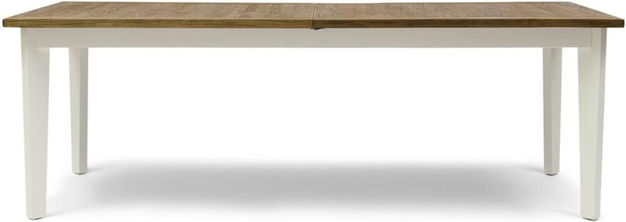 Riviera Maison Rivièra Maison Eettafel Uitschuifbaar Licht Hout Gerecycled Eikenhout en Populierenhout