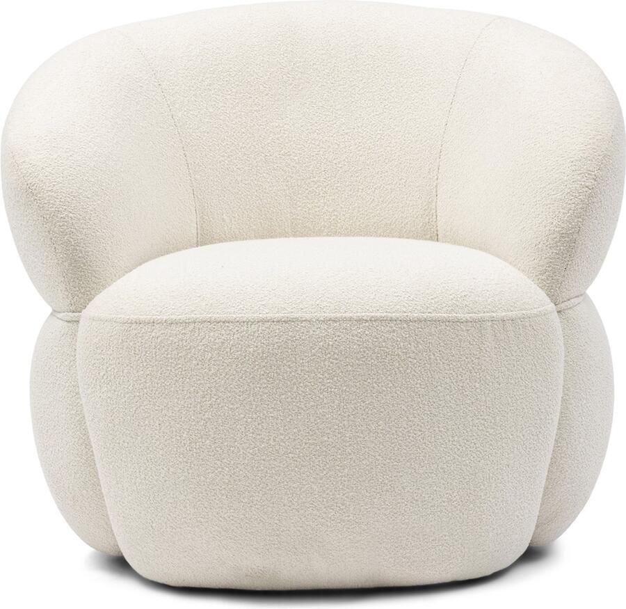 Rivièra Maison Armstoel San Remo S41 Simply White handgemaakt van Polyester 84x75x75 cm