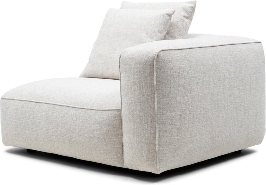 Riviera Maison Hamilton Corner Arm R Antique White 128.0x117.0x66.0 cm