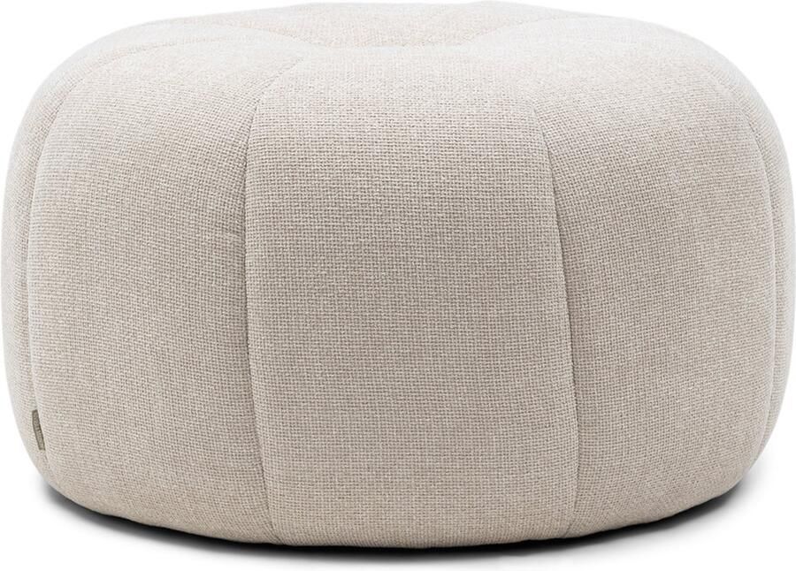 Rivièra Maison Riviera Maison Falcone Stool chenille jacquard glossy flax