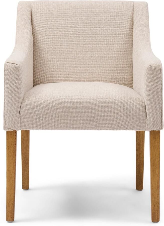 Riviera Maison Savile Row DAC Glosy Flax Polyester Rubberhout Glossy Flax 63.0x58.0x88.0 cm