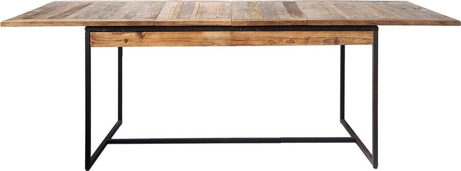 Rivièra Maison Uitschuifbare Eettafel Shelter Island Iepenhout en Sparrenhout 150 240 x 90cm Bruin - Foto 2