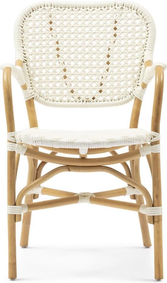 Riviera Maison St. Martin Bistro Armchair All- weather wicker Rattan cell 48.0x69.0x97.0 cm
