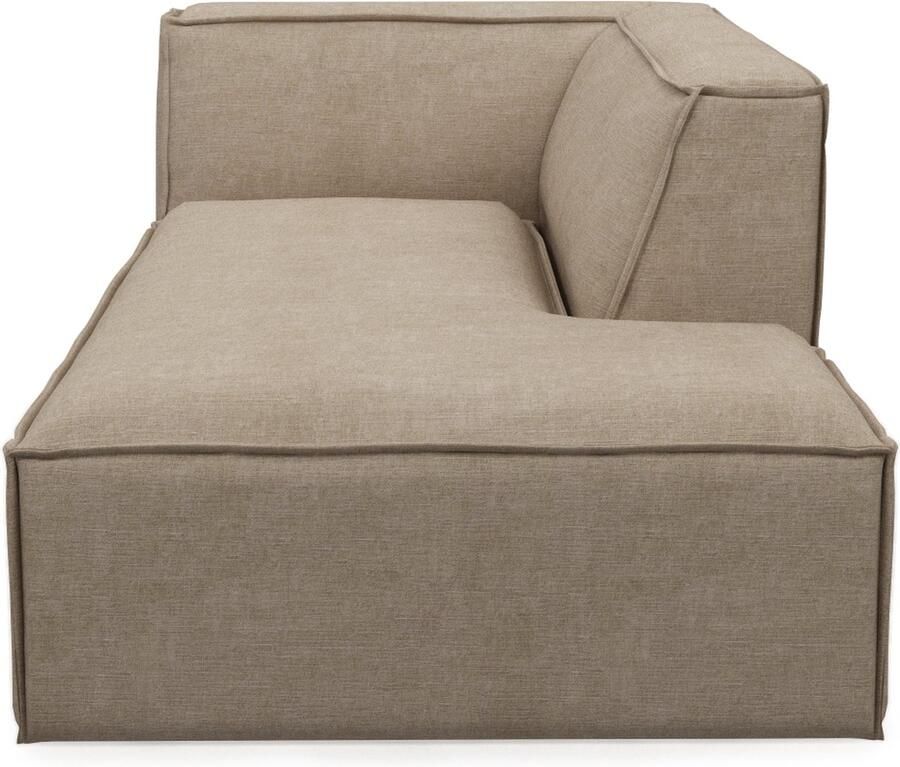 Riviera Maison The Jagger CL Right Cot Natural Katoen Beukenhout Naturel 116.0x175.0x75.0 cm