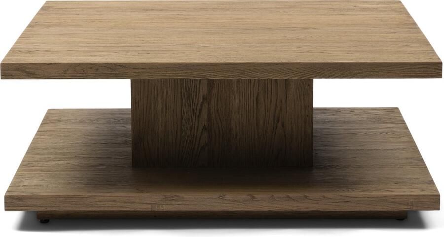 Rivièra Maison Salontafel Vermont Eikenhout 90 x 90cm Bruin Vierkant - Foto 3