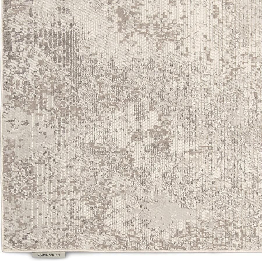 Rivièra Maison Buitenmat Yves in warme tint vervaardigd uit 60% Decolan en 40% PES 300x200 cm