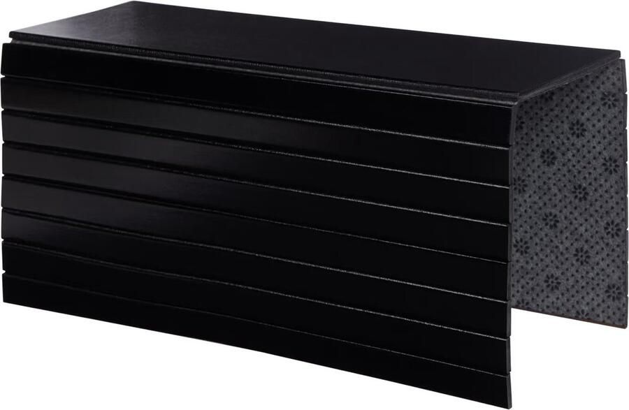 Rixora Armleuning Dienblad Naturel Duurzaam bamboe Flexibel Anti slip Beschermende coating Organizer Bank Zetel Sofa Banktafel