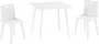 Roba Houten Kinderspeeltafel en Stoelenset met 2 Stoelen en 1 Tafel (Wit) - Thumbnail 2