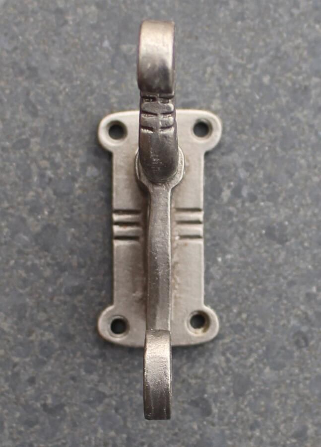 Robanjer Dubbele kapstokhaak gietijzer antraciet grijs