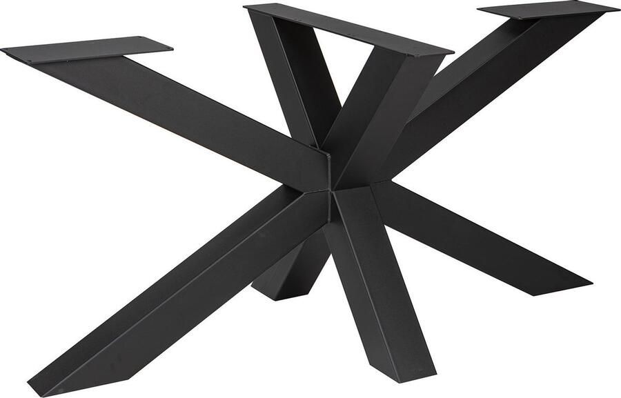 Robustiek Wonen Stalen zwarte matrixpoot 140x80 tafelpoot spinpoot tafelpoot onderstel| Matrix poot