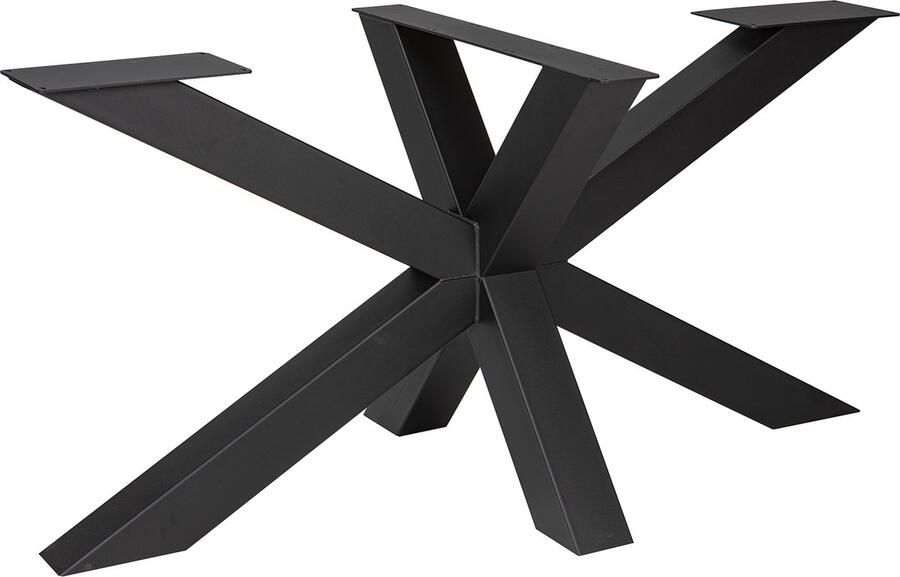 Robustiek Wonen Stalen zwarte matrixpoot 180 x 80 tafelpoot spinpoot tafelpoot onderstel| Matrix poot 100% Nederlandse Kwaliteit