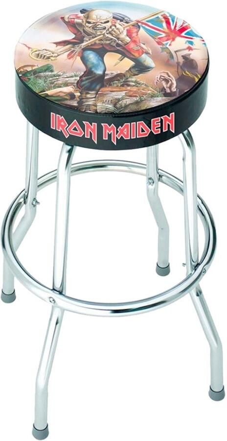 Rocksax Iron Maiden Trooper Barkruk Zwart